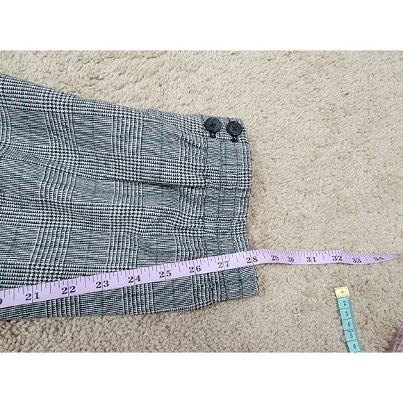 Diesel Ankle Pants Mens 32 Wool Blend Houndstooth Button Cuff Gray - Picture 7 of 10